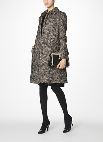 PaulStuart_PR's tweet photo. WOMEN:12月本格的な冬にそろえたいコートコレクション
上品で表面感のあるクラシカルなツイード素材を使用し、シルエットにこだわった今年一押しの一品です。　https://t.co/aOmva0x3Jr https://t.co/uhk50Ey9vW