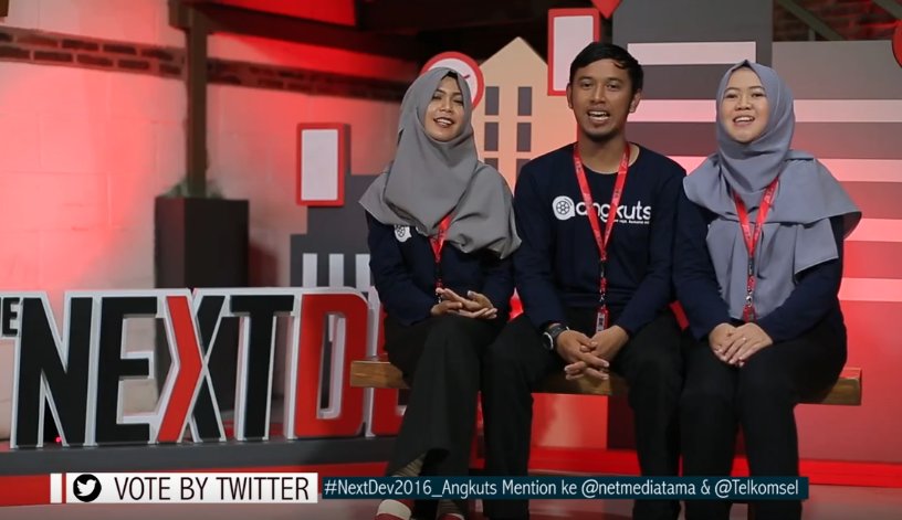 NextDev_id's tweet photo. Vote Angkuts dengan cara ketik: #NextDev2016_Angkuts dan mention @netmediatama @Telkomsel https://t.co/XuXn0BW3jY