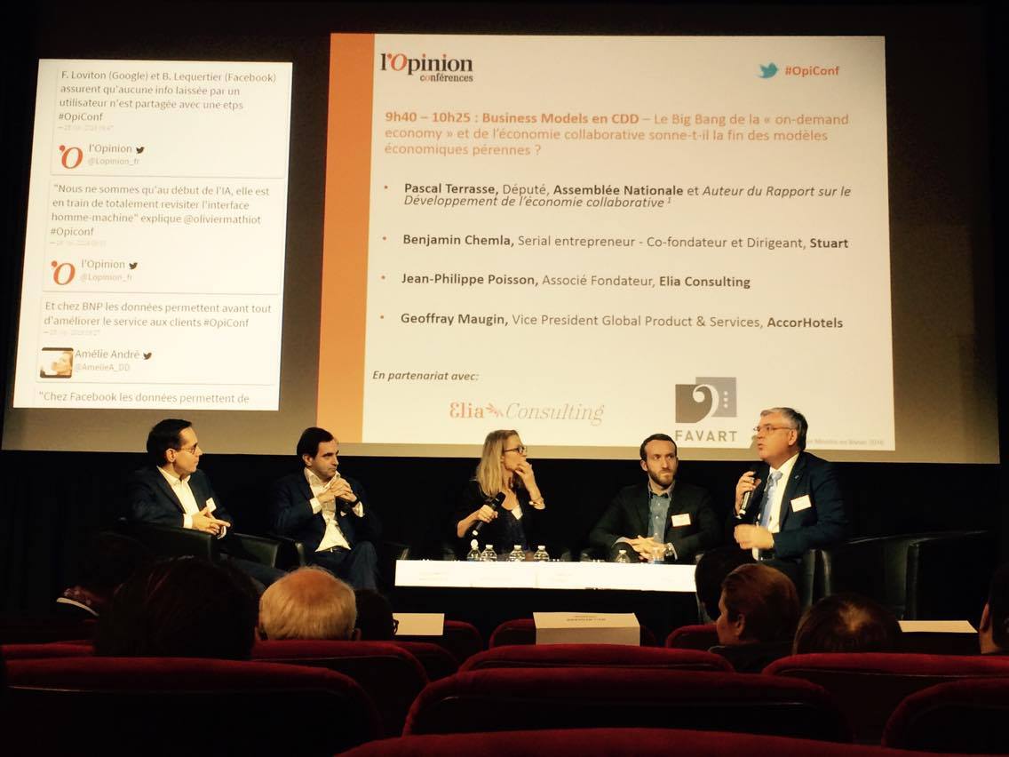 Le Big Bang de la "on-demand economy" et de l'économie collaborative sonne-t-il la fin des modèles économiques pérennes ? Réagissez #OpiConf