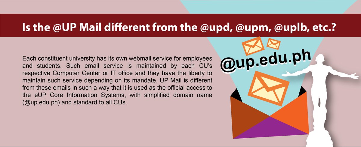 UP_ICT's tweet photo. Please note that UP Mail is different from CU-based webmails. :) https://t.co/mIkvFMIx3T