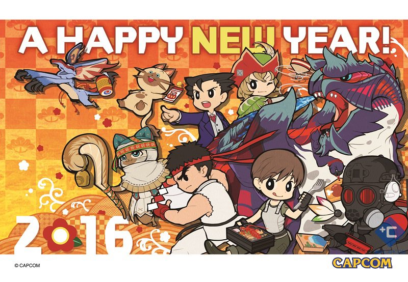 My Capcom カプコン年賀状が17年正月に届く カプコン公式ファンクラブ マイカプコン が描き下ろし 年賀状17年版をプレゼントするキャンペーンを開始 その数 なんと100名様 画像は過去の年賀状イラスト T Co Lnfdqcefd5 Mycapcom