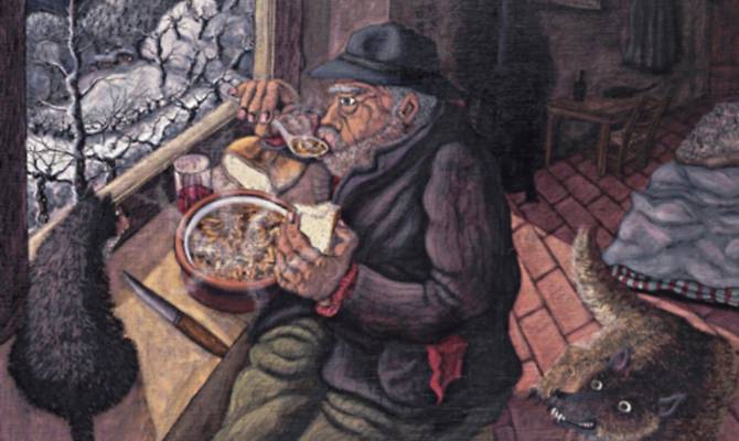 fmfeye's tweet photo. Mondo contadino nella pittura padana di Gino Covili #Novecento in arte: la memoria dei nonni si fa mito e poesia inaugura oggi @LabirintoFMR https://t.co/Waf6yLNNQC