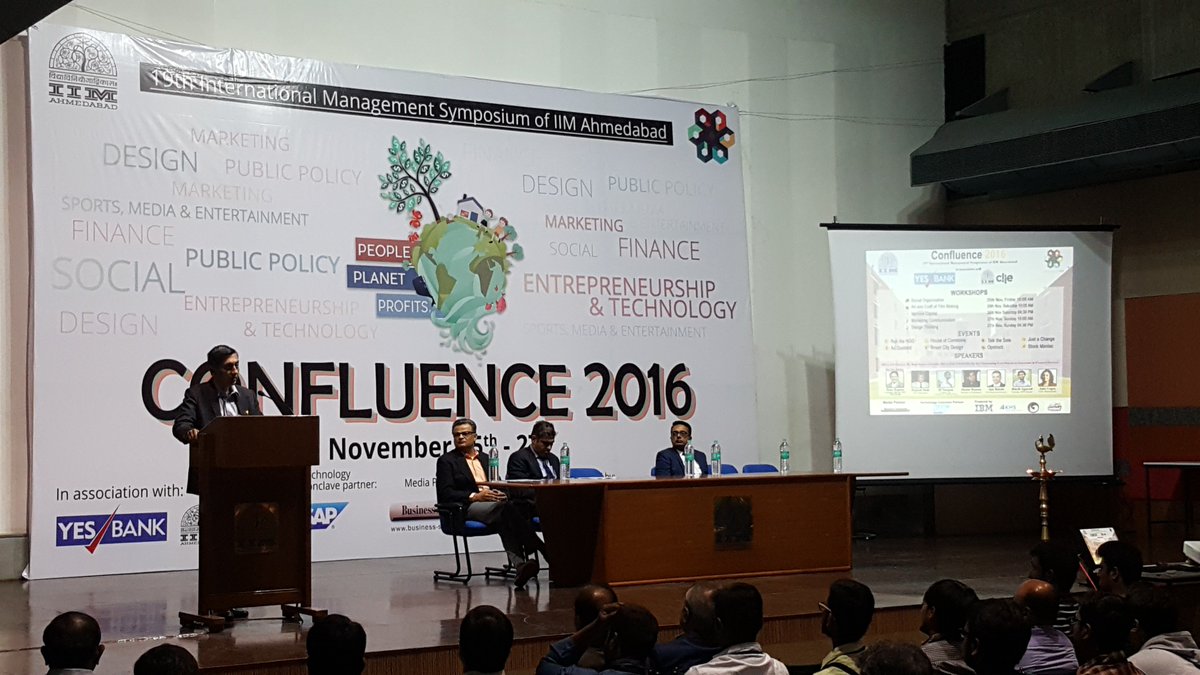 Address by Prof. TT Ram Mohan - A talk on the institute, themed Brick by Red Brick. #Confluence16