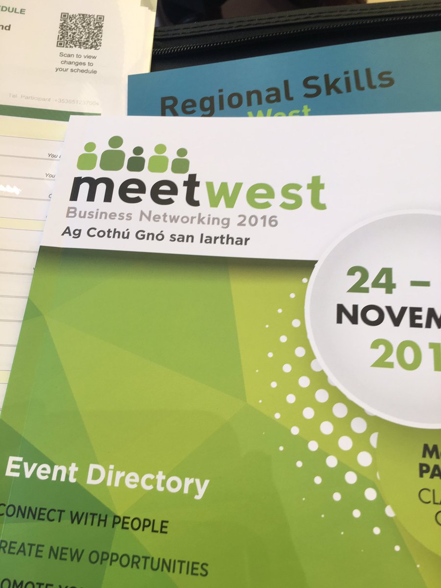 Looking forward to a day full of interesting meetings at <a href="/MeetWest/">MeetWest</a>!