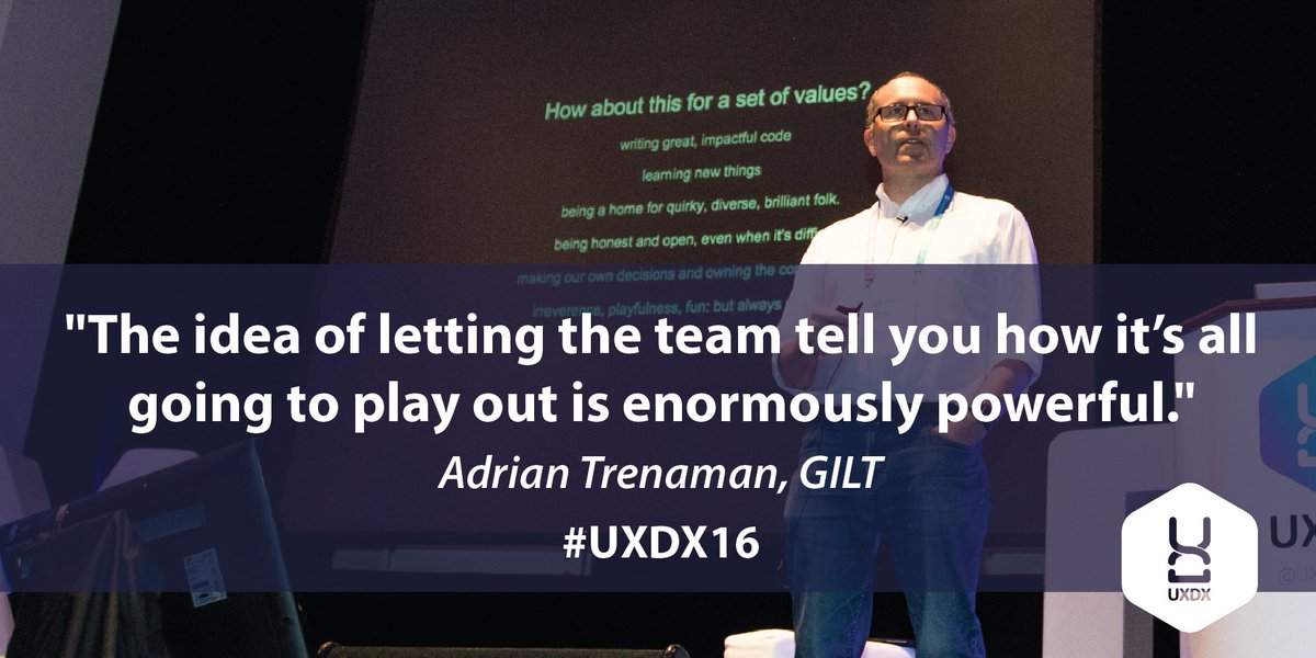 uxdxconf's tweet photo. .@adrian_trenaman @Gilt @gilttech #UXDX16 https://t.co/ukyuot6Ygc
