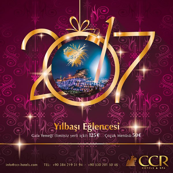 CcrHotelsSpa's tweet photo. Yılbaşında #Kapadokya'nın zirvesinde olun. #CCRHotels'in eşsiz yılbaşı gecesini kaçırmayın! Rezervasyon 0530 201 50 46
 #Cappadocia #Yılbaşı https://t.co/HJrseslZCt
