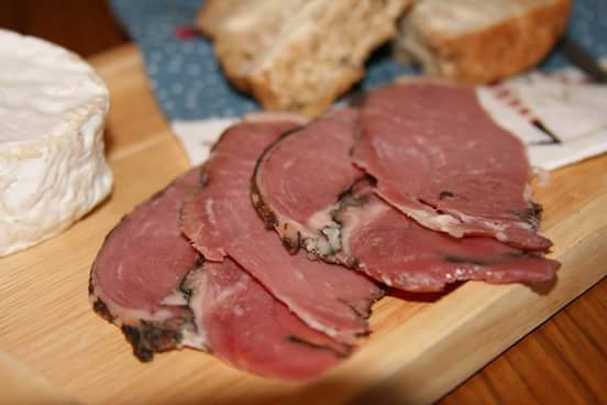 nettagoats's tweet photo. No #blackfriday here at Netta goats. We're sold out til next year! It is #hamfriday though. Goat ham! This is our trial. Yum! #newproduct https://t.co/neJQlI0qiW