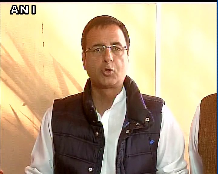 ANI's tweet image. Just before #DeMonetisation BJP purchased properties worth crores in Bihar &amp;amp; other areas to turn black money into white: Surjewala, Cong