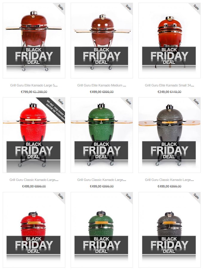 BLACK FRIDAY! Shop jouw favoriete kamado tot en met zondag met heel veel korting!! Ga naar: bit.ly/Blackfridaygri… #blackfriday
