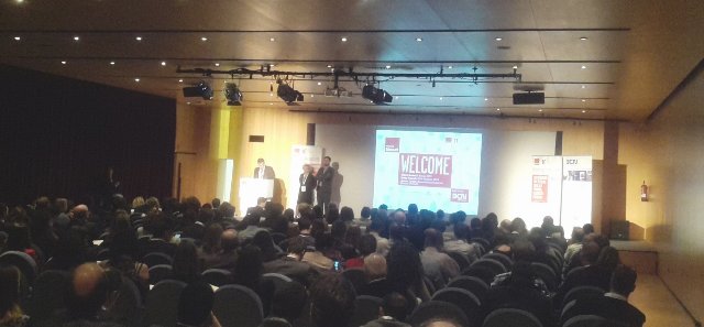PCB_UB's tweet image. #ForumBioRegion starts up! More than 300 professionals attend the main #lifesciences meeting in Catalonia promoted by @biocat #PCBCommunity