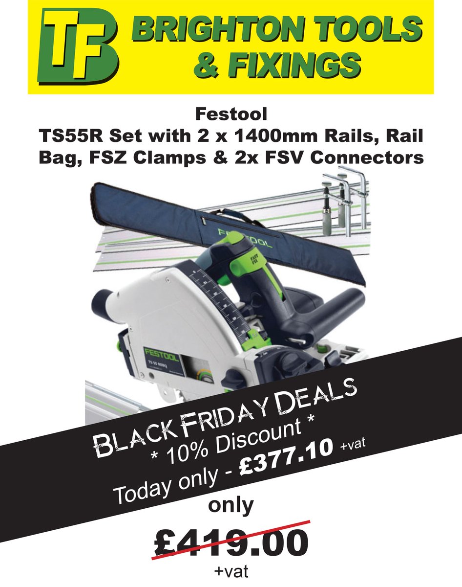 Brighton Tools & Fixings on Twitter "BlackFriday Festool TS55R