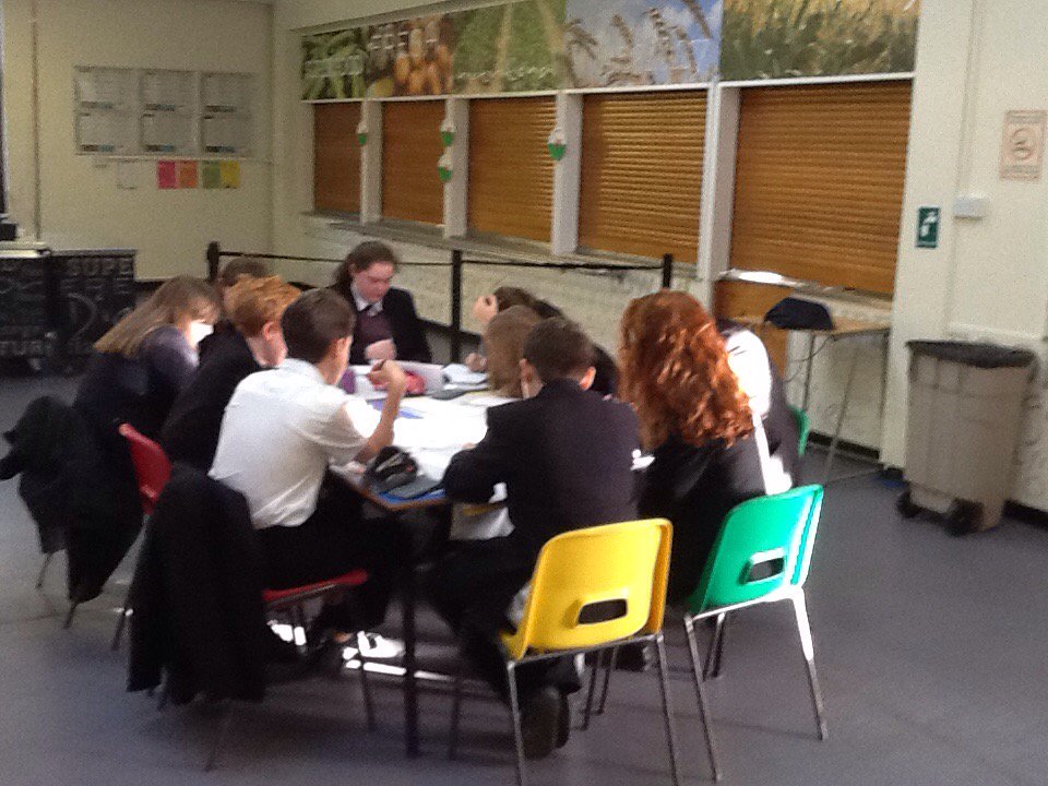 Mrs Taylor's and Mrs Taylor's maths classes working jointly on angles. Well done year 10
