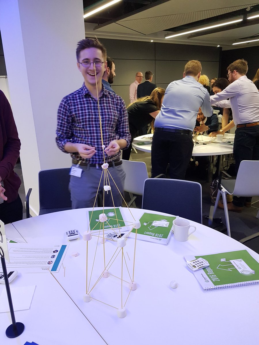 FardonS's tweet photo. Spaghetti pylon champions! We know what to do when the power goes out! @Powerhouse2030 #PH2030 #table5 https://t.co/HgfOCjP7F6