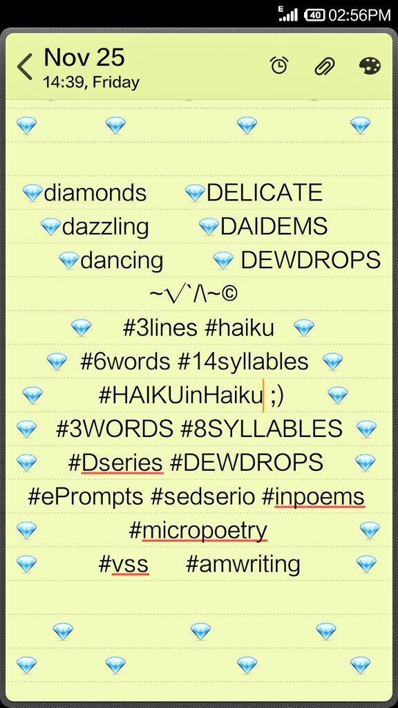 Mona_adorable's tweet photo. #3lines #haiku
#6words #14syllables
#HAIKUinHaiku
#3WORDS #8SYLLABLES
#Dwords #DEWDROPS
#ePrompts #sedserio #inpoems #micropoetry #amwriting https://t.co/FEhMYEeqlE