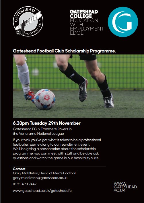 Gateshead FC tweet media