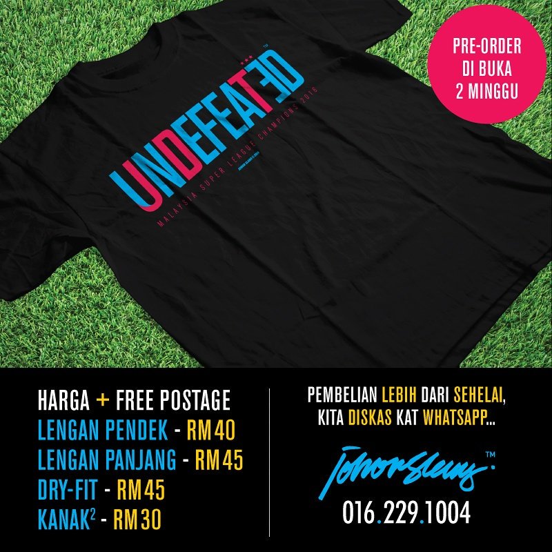 PRE-ORDER DI BUKA
.
WHATSAPP 0162291004
.
#JohorSlang #Johor #BangsaJohor #Joho #JDT