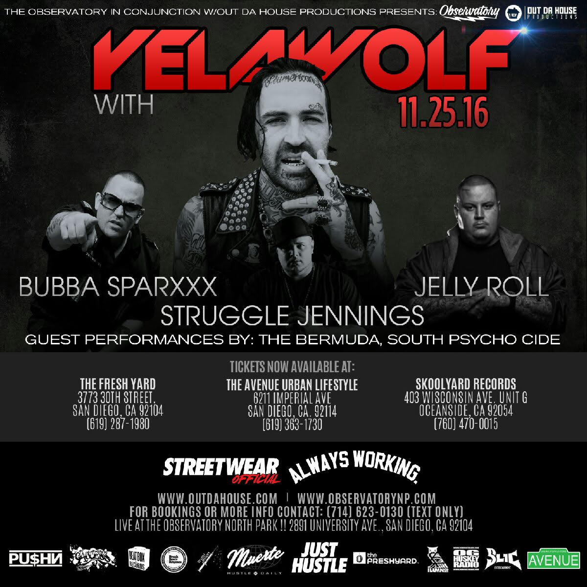 SOUTHPSYCHOCIDE's tweet photo. @KPRIFM #SANDIEGO WE LIVE TONITE WITH TOURING ARTISTS @Yelawolf @TheRealBubbaK AT @ObservatorySD!!! SPREAD THE WORD IT'S GOING DOWN 8PM!!! https://t.co/iTN7em5CJU