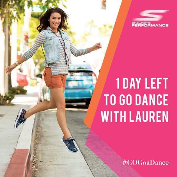 SkechersIndia's tweet photo. Lauren is ready to GO, are you? Don’t forget to collect your entry passes at the Skechers store, Panjim or at the event location #GOGoaDance https://t.co/bf6vtujGQG