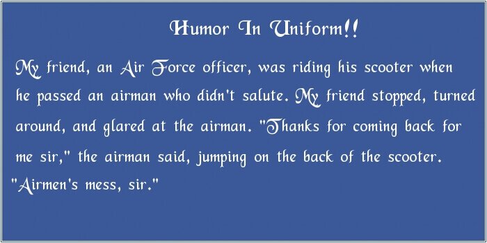 anubha0810's tweet image. #HumorInUniform #BestMilitaryJokes #ReadersDigest #ReadXP