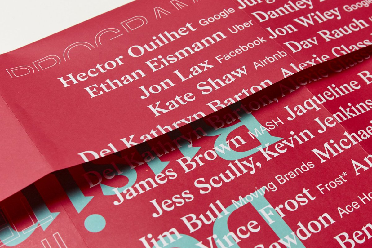 M35 devised a rebrand for creative event Semi-Permanent, featuring a distinctive combination of red and teal

palettefeed.com/2016/11/25/sem…