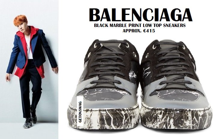 balenciaga sneakers j hope