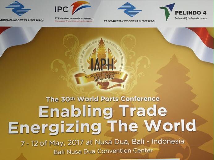 maritime_hub's tweet photo. #IAPH2017 IAPH 30th BALI 2017 world port conference to be hosted by @indonesiaport and Pelindo I, III, 4 https://t.co/cAX6wHILBE