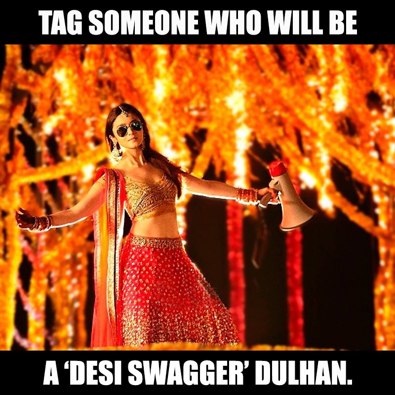 craftsvilla's tweet photo. RT and tag someone who will be a #DesiSwagger #dulhan ;) https://t.co/dQjVaHwyJp