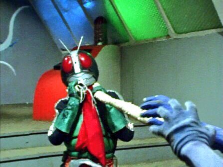 仮面ライダー」第29話 「電気怪人クラゲダール」 一文字「出たな