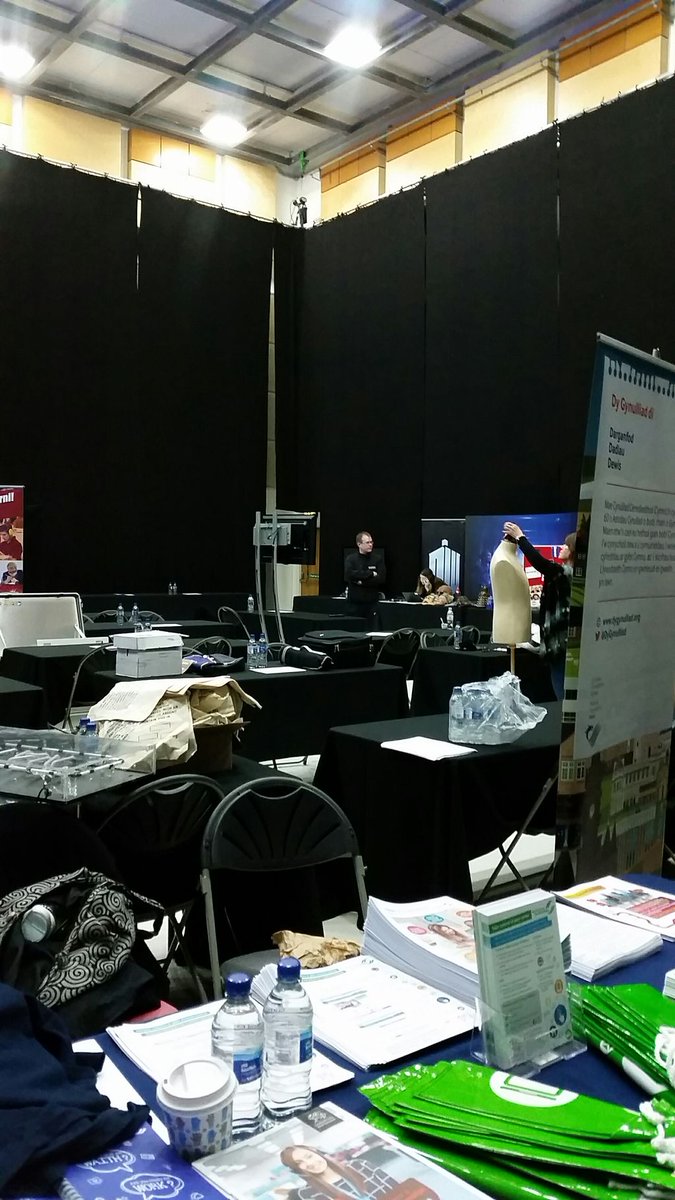CareersWales's tweet photo. Everyoneβs busy setting up their stands for the #CWCreative16 event today. https://t.co/G3lTTk5FsC