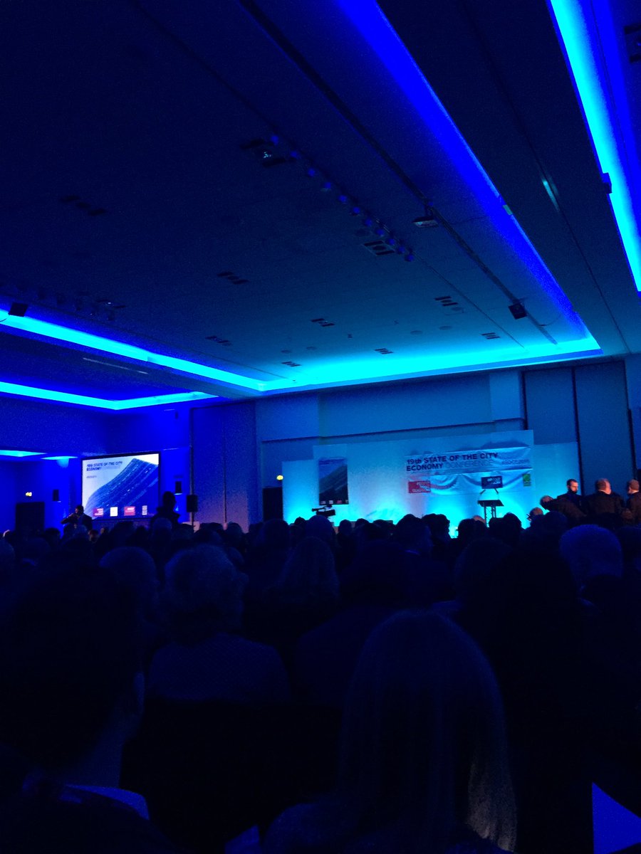 MJamesCoStar's tweet photo. Great turn out at the Glasgow state of the city economic conference #SOCE2016 https://t.co/PlUHm0Qcmc