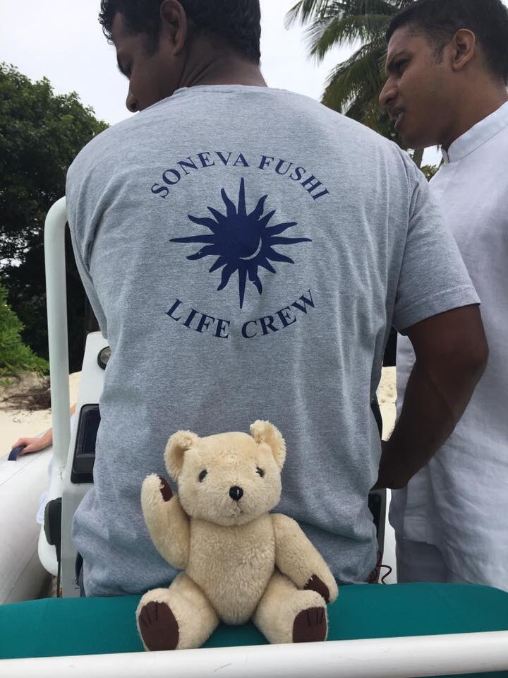OBBear's tweet photo. Chillin with the life crew @SonevaFushi #maldives #LuxuryTravel #offbroadwaytvl https://t.co/QLsw4YCo7z