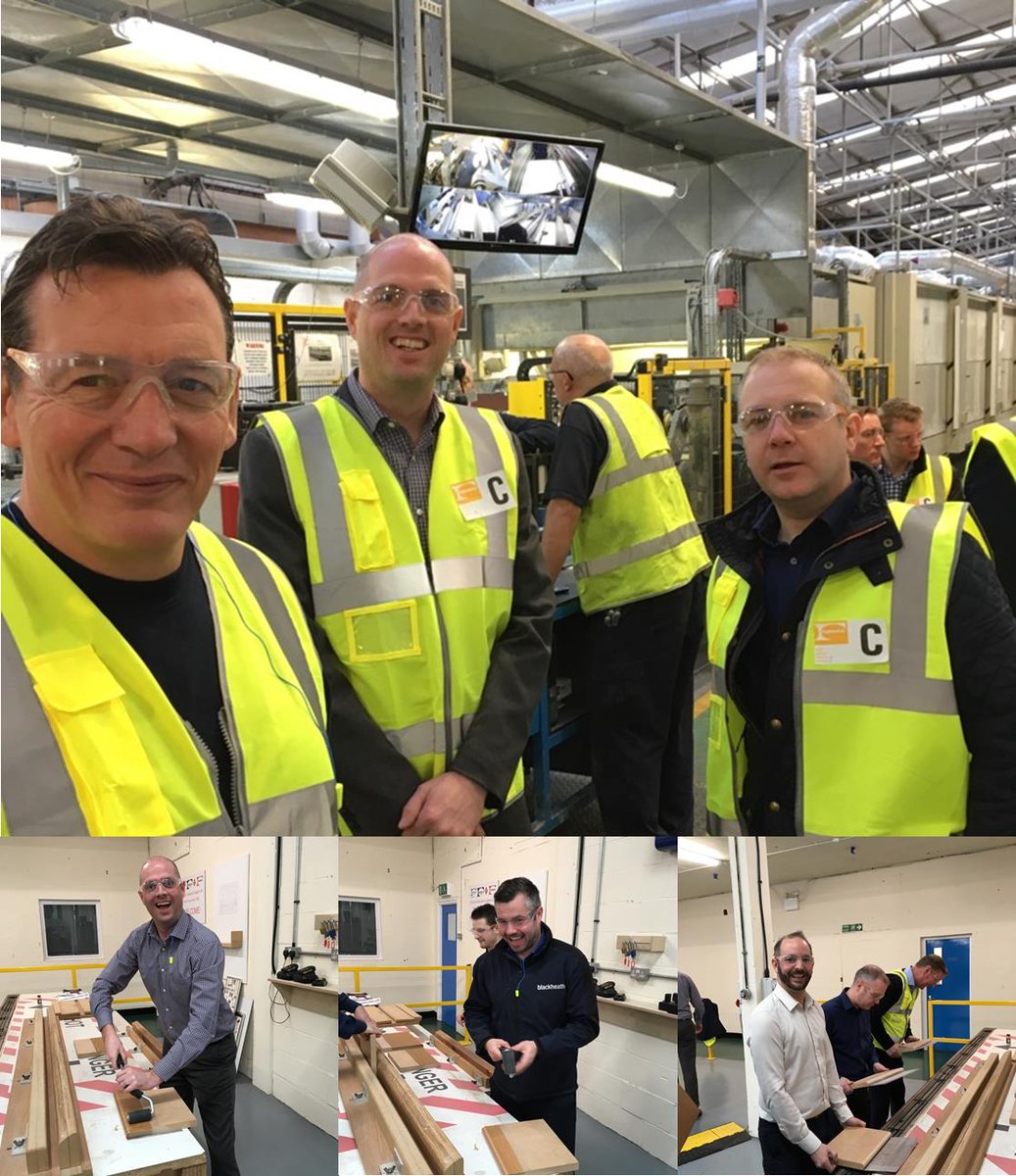 We spent some time with <a href="/FormicaGroupEU/">Formica Group Europe</a> at their North Shields plant earlier this week. Look at how happy our team were to be there!