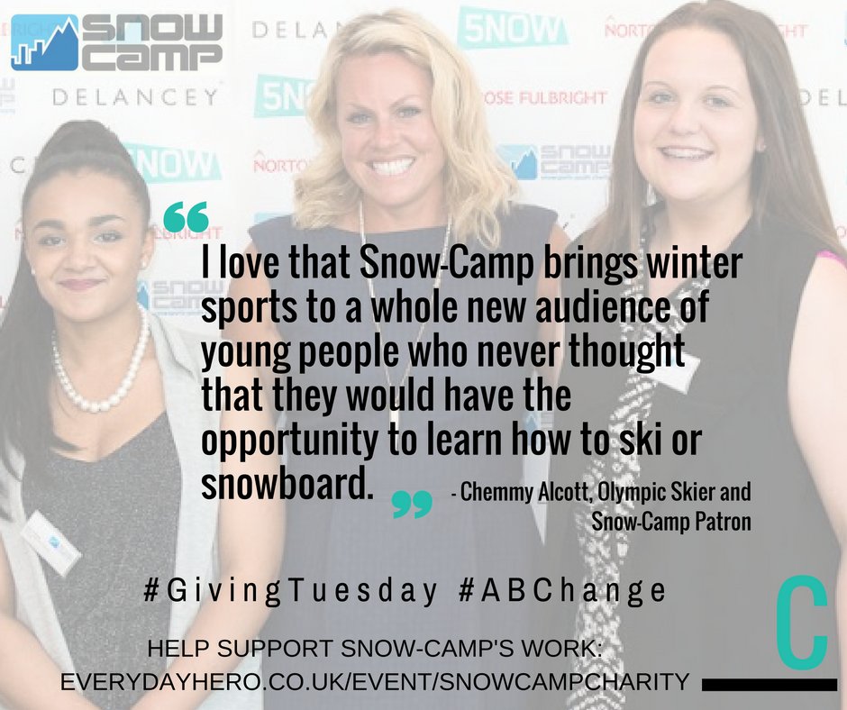 ChemmySki's tweet photo. Never mind #BlackFriday, it’s all about #GivingTuesday! Support @snowcampinfo by donating here: https://t.co/kpPeOaI3ZT … #ABChange https://t.co/2H1pibB5K6
