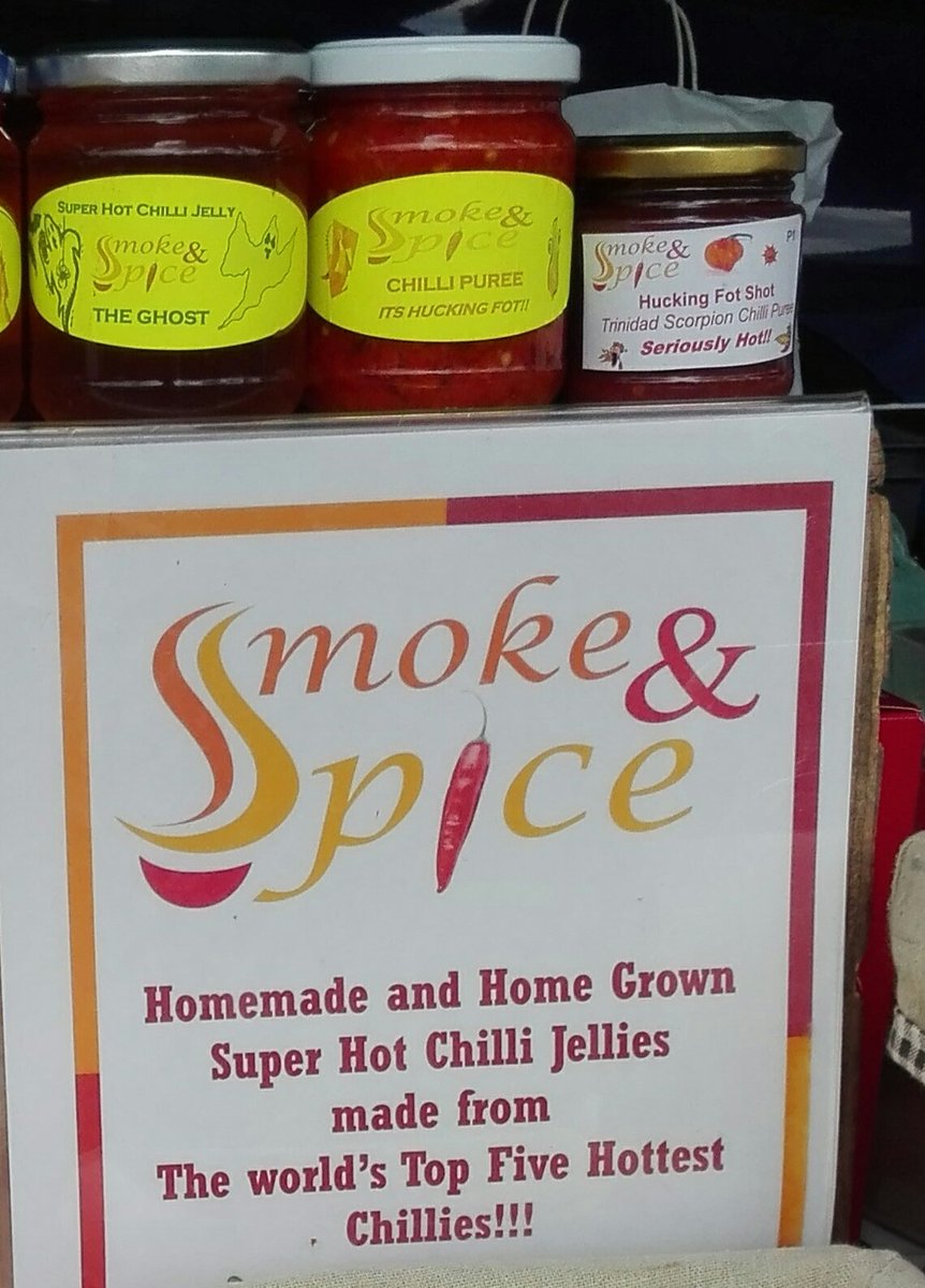 BridgeFarmersMk's tweet photo. Looking for a spicy stocking filler?
How about #chilli jelly from @MartSmokeSpice at tomorrows market? https://t.co/ljJUmBTN8m