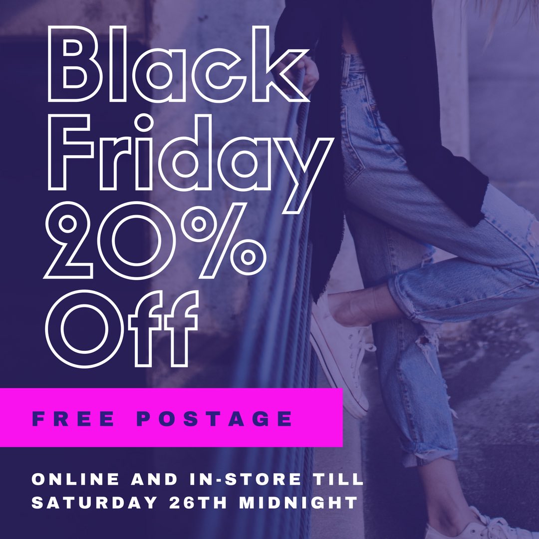 offthescale's tweet photo. 🌑BLACK FRIDAY🌑20% Off online and in-store! Act accordingly😏 #kingsheath #birmingham #blackfriday #brum #vintageshop #onlineshop #depop https://t.co/uvULXVg2PF