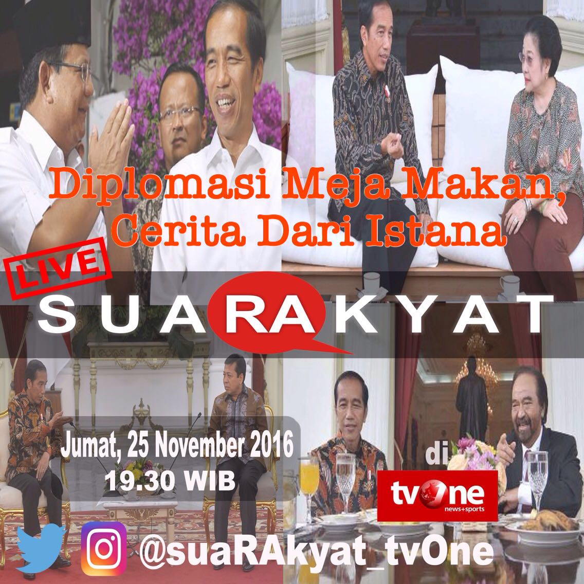 tvOneNews's tweet photo. Saksikan @suaRAkyat_tvOne Malam Ini, Hanya di tvOne https://t.co/ah9rFvInnL