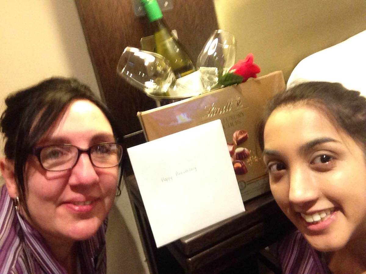 Triple #PIWOW from Adele and saiqa. Celebrating birthdays and anniversaries with our guests 💜👌🎂🎈🎉🍾 <a href="/SDEBDD/">simon ewins</a> <a href="/Minafattahi/">Mina Fattahi</a> <a href="/placemadebyyou/">A Place Made By You</a>