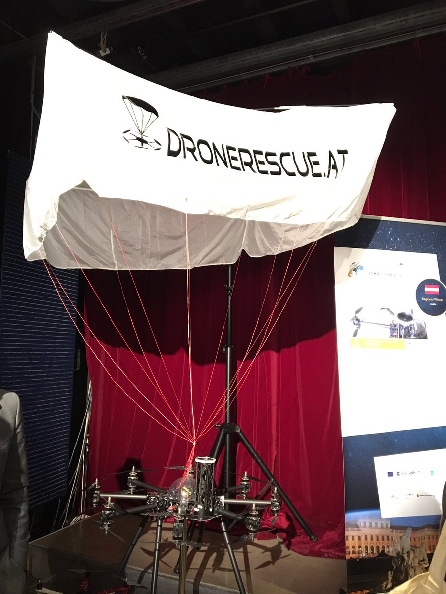 Bei uns könnt ihr das erste vollautomatische Rettungssystem für Dronen bestaunen #tedxgraz #graz #dronerescue.at