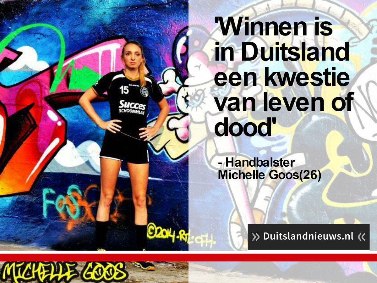 Handbalster Michelle Goos: in Duitsland is winnen een ‘kwestie van leven of dood’ duitslandnieuws.nl/blog/2016/11/2…