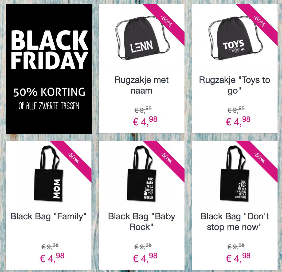 SuedeDesignSHOP's tweet photo. BLACK FRIDAY!! Shop nu alle zwarte #tassen met 50% #korting! #blackfriday https://t.co/YAXM0mM6wJ https://t.co/p4KPC1h3gL
