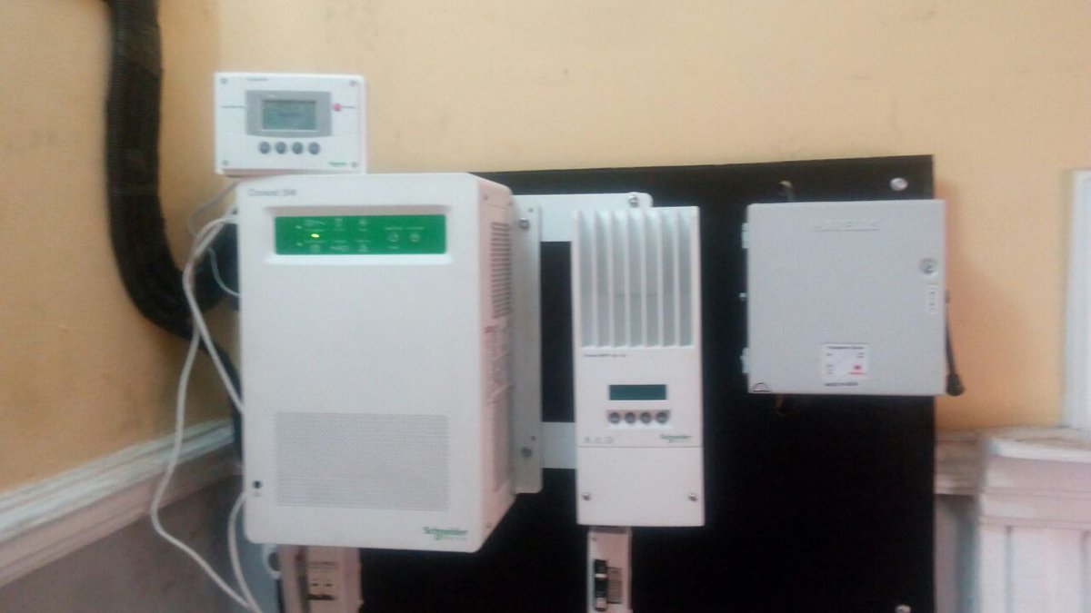 awps_energy's tweet image. Schneider Electric Conext SW and MPPT 60 150. 

#solarpowerinstallation in Nigeria