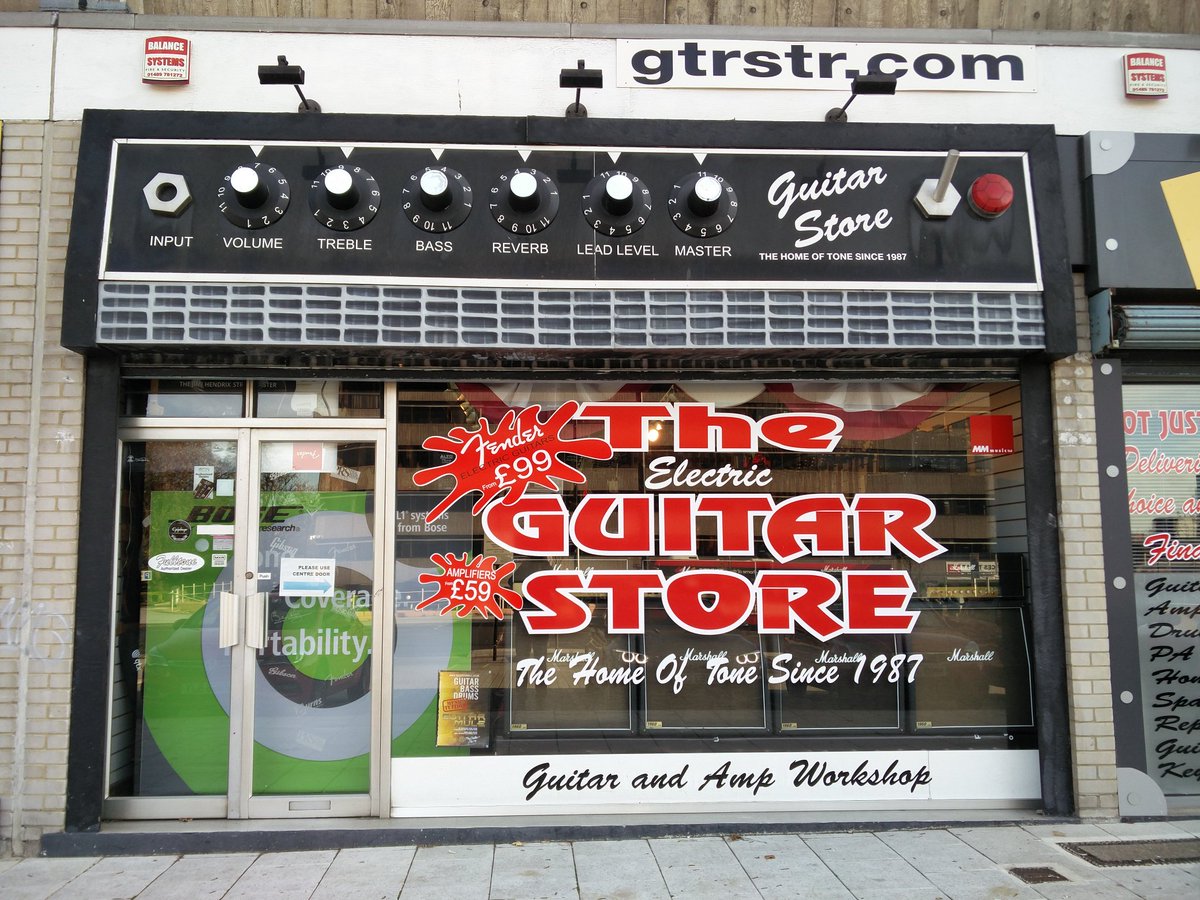 ajgbarnes's tweet photo. Turning it up to 11 at @GuitarStoreUK https://t.co/nDxmDd68qd