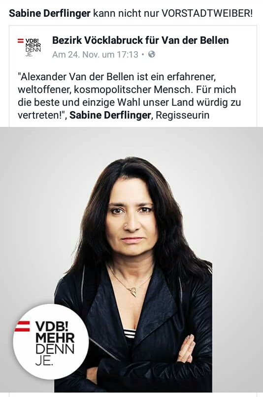 Dietmar_Bauer's tweet photo. Sabine #Derflinger kann nicht nur #VORSTADTWEIBER!

@sabde #mehrdennje #vdb #VanDerBellen
https://t.co/4r6ml8wgty
#bpw16 #bpwahl #Hofburg https://t.co/BwlbMLD5nw