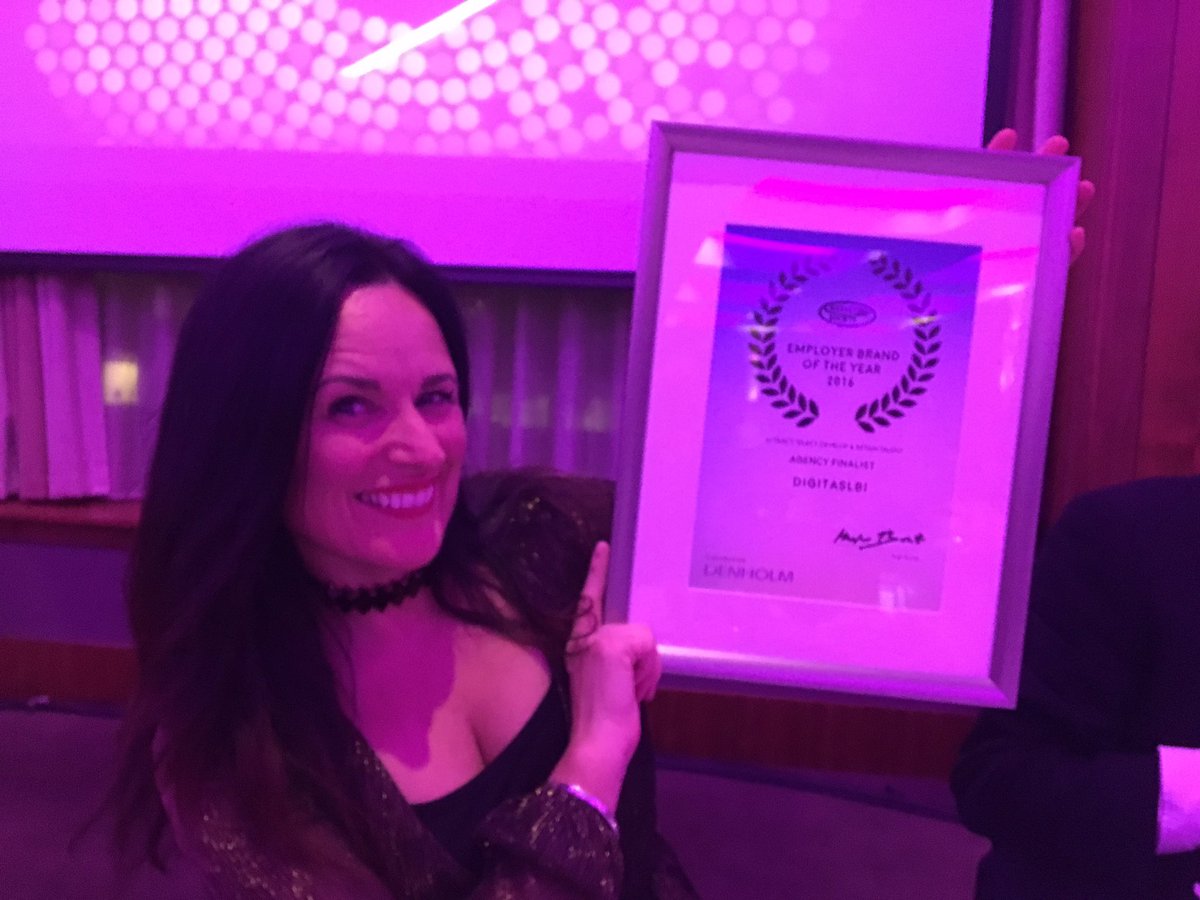 Digitas_UK's tweet photo. Proud to have been nominated for Employer Brand of the Year at last night’s @MarketingSocSco #standydinner. Here’s @Nicmcg10 at the event. https://t.co/aYwcQ9ouoB
