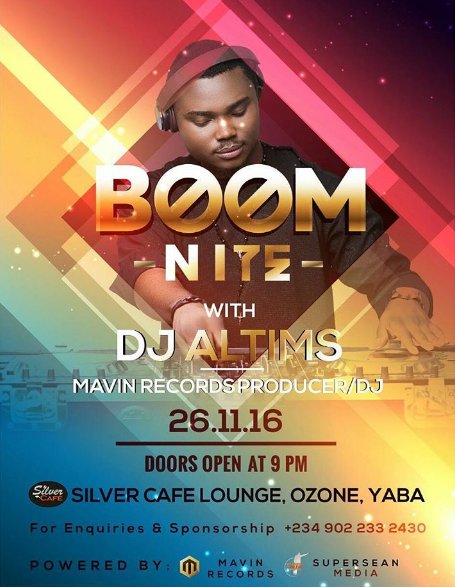 ecentre3's tweet photo. Boom Nite with Dj Altims this weekend. First/Edition, lots of surprises .@altimsmavin @silvercafe_ #Ecentre #MavinInvasion #SATURDAYNIGHT https://t.co/Pe9cPUOSVB