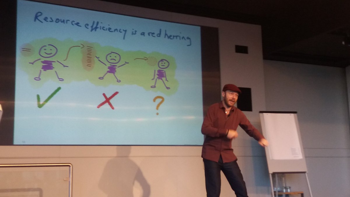 @tastapod speaking about Flow Efficiency <a href="/Barclays/">Barclays Bank</a> #barclaysAgile Unblock the system to get better utlization !