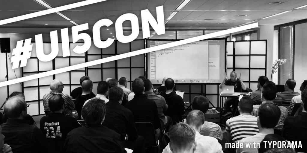 tbroek's tweet photo. Having real fun at #UI5con. Great stories and passion shared by our speakers. https://t.co/77vJpcQFNz