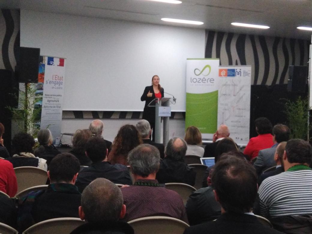 Le numérique levier d'innovation et de redynamisation des territoires ruraux. #assmednum16 <a href="/axellelemaire/">Axelle Lemaire</a> à Mende