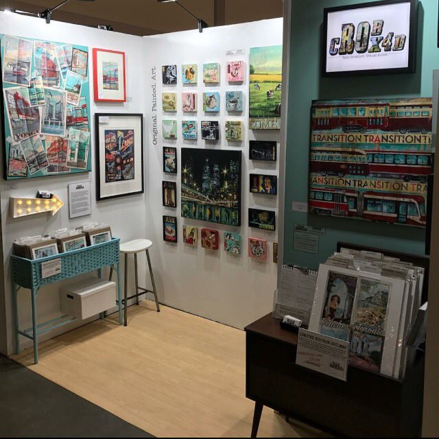 WalnutStudios's tweet photo. #WalnutStudios #artist @robcroxford is at One of a Kind this wkend! Check out booth G03 #Toronto #Yyz #art #artist #vintagestyle #OOAKX16 https://t.co/1n8A0k447q