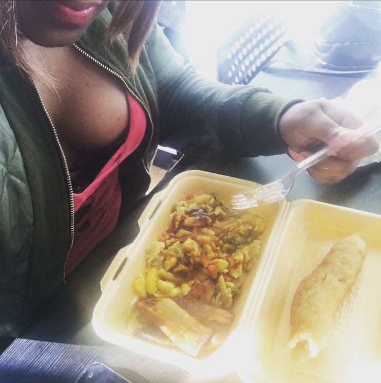 RENASPARKS's tweet photo. #festival #ackee and #saltfish #plantain #guniess #punch MORNING https://t.co/8ExA5QlhBC
